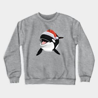 Orca Drawing Christmas Gift Crewneck Sweatshirt